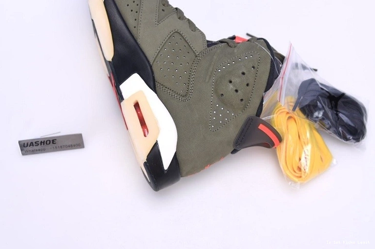 Jordan Travis 6 Air CN1084-200 Medium Jack Olive Scott Cactus 0323